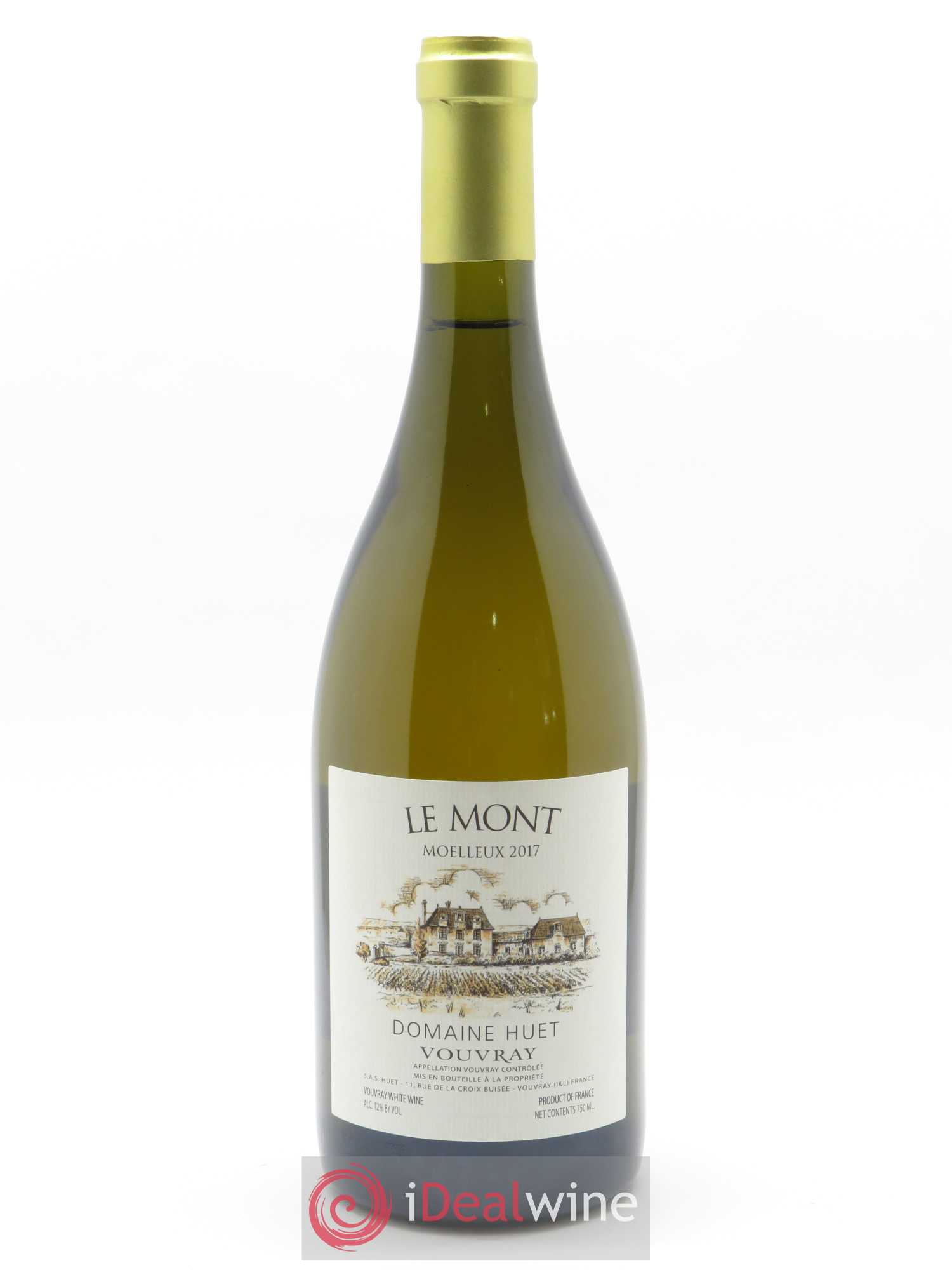 Vouvray Le Mont Moelleux Huet (Domaine)  2017 - Lot de 1 Bouteille