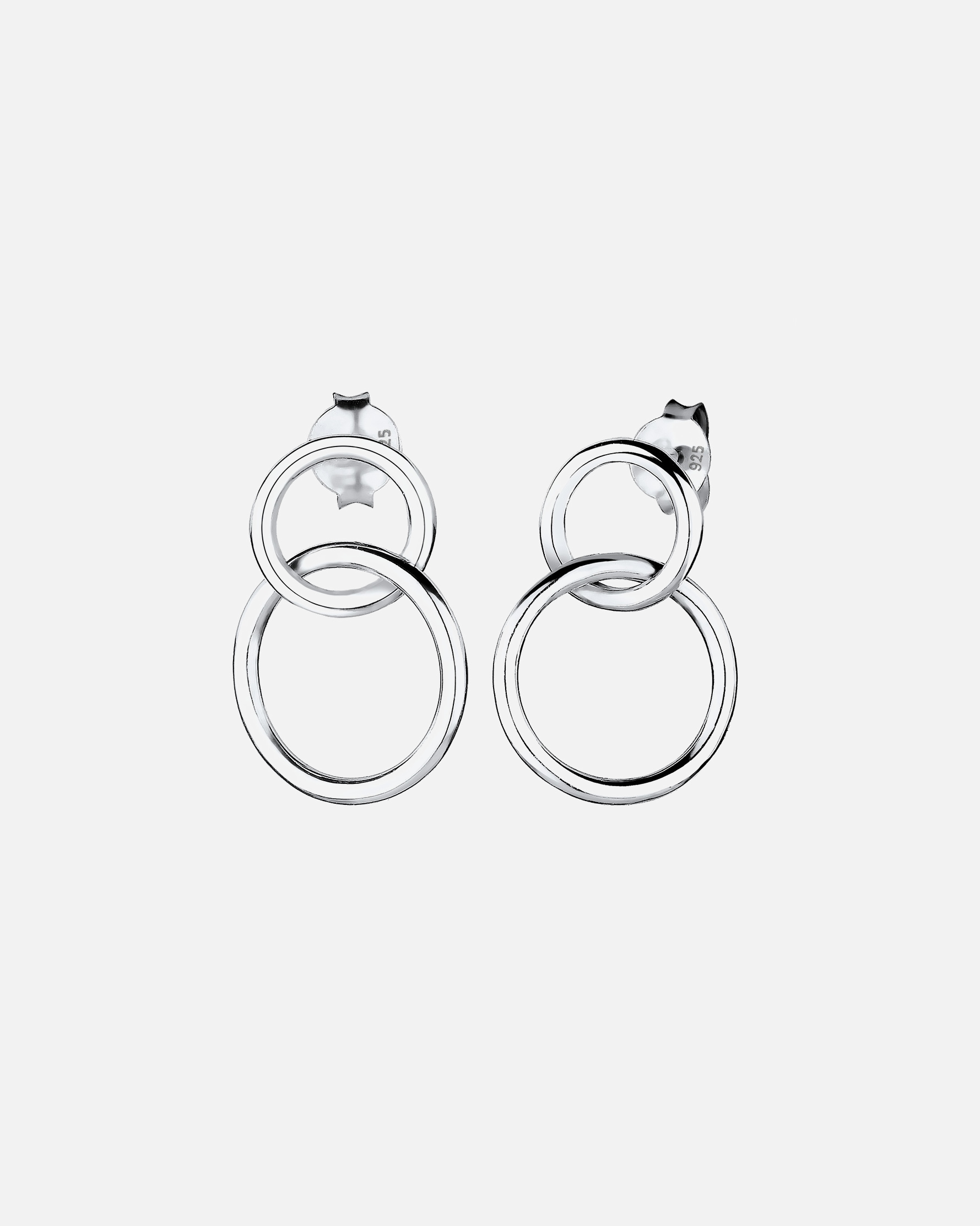 Cercei cu pandantiv Elli pentru femei, model minimalist geometric, din argint 925