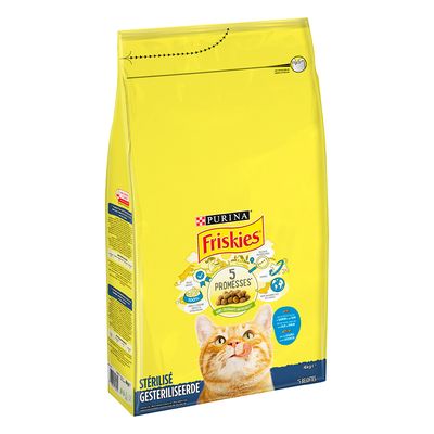 PURINA Friskies Sterilized Katze mit Lachs und Gemüse
