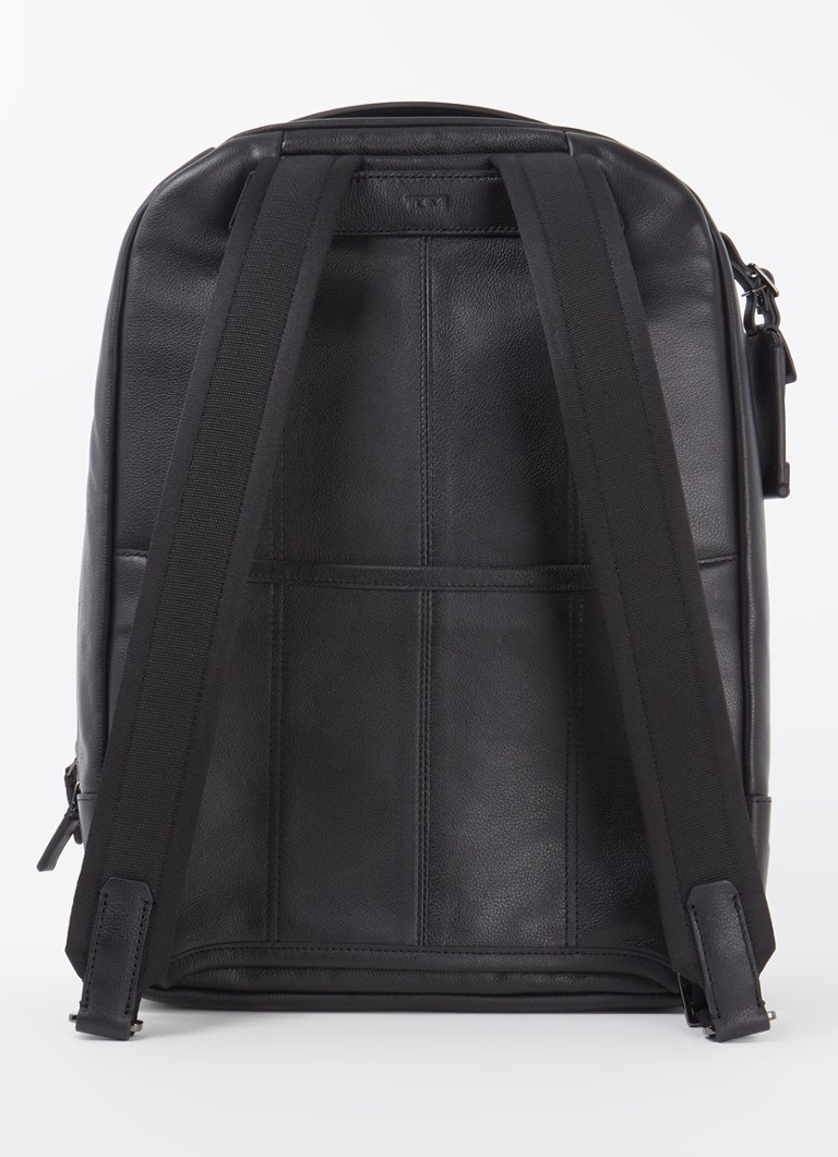 Zaino in pelle Tumi Harrison Bradner con scomparto per laptop da 14 pollici