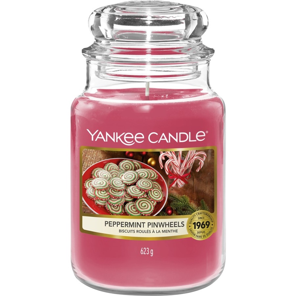 Yankee Candle Bougies parfumées Peppermint Pinwheels Bougie