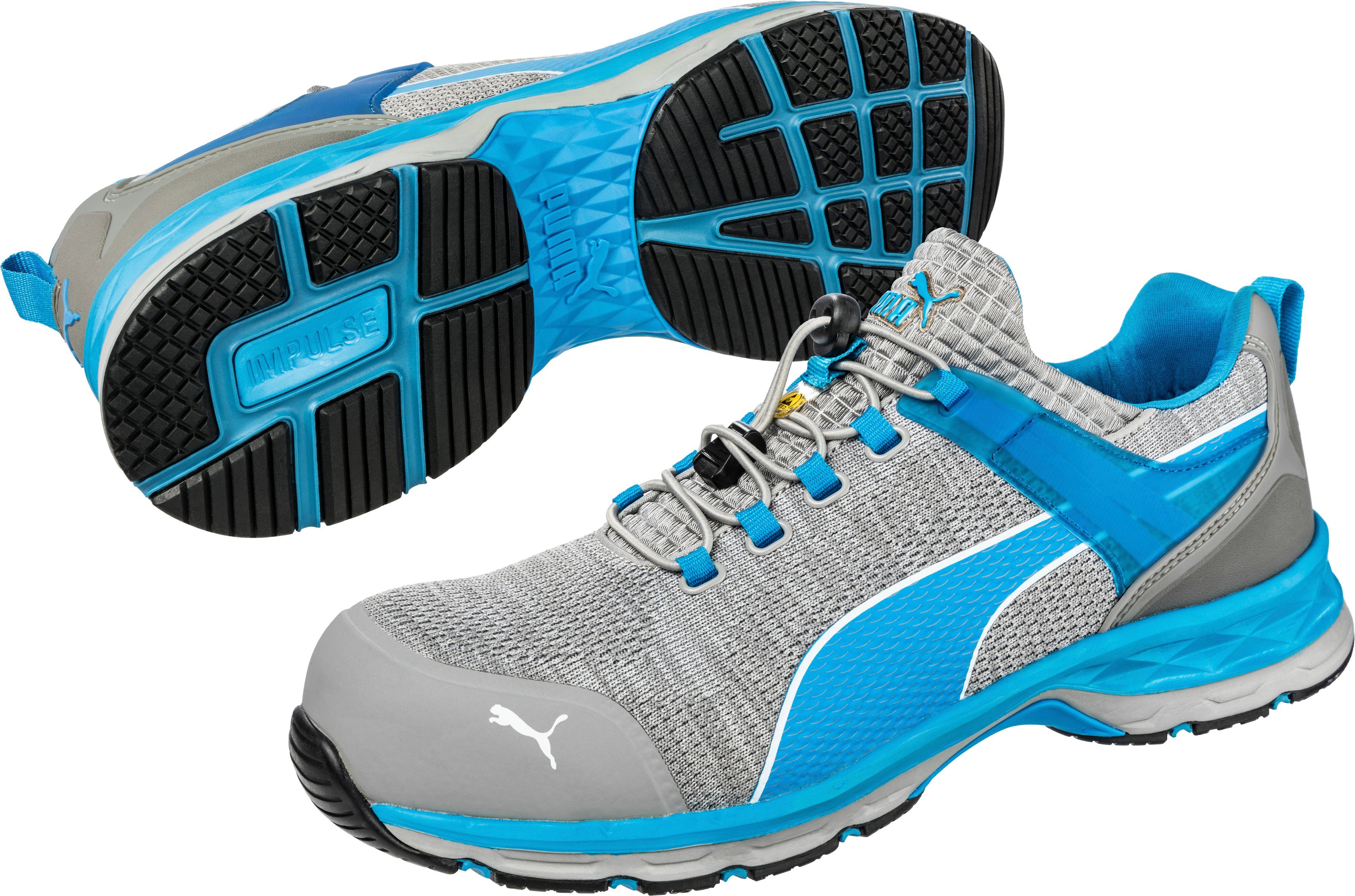 PUMA Safety XCITE GREY LOW S1P ESD HRO SRC Sicherheitsschuh S1P