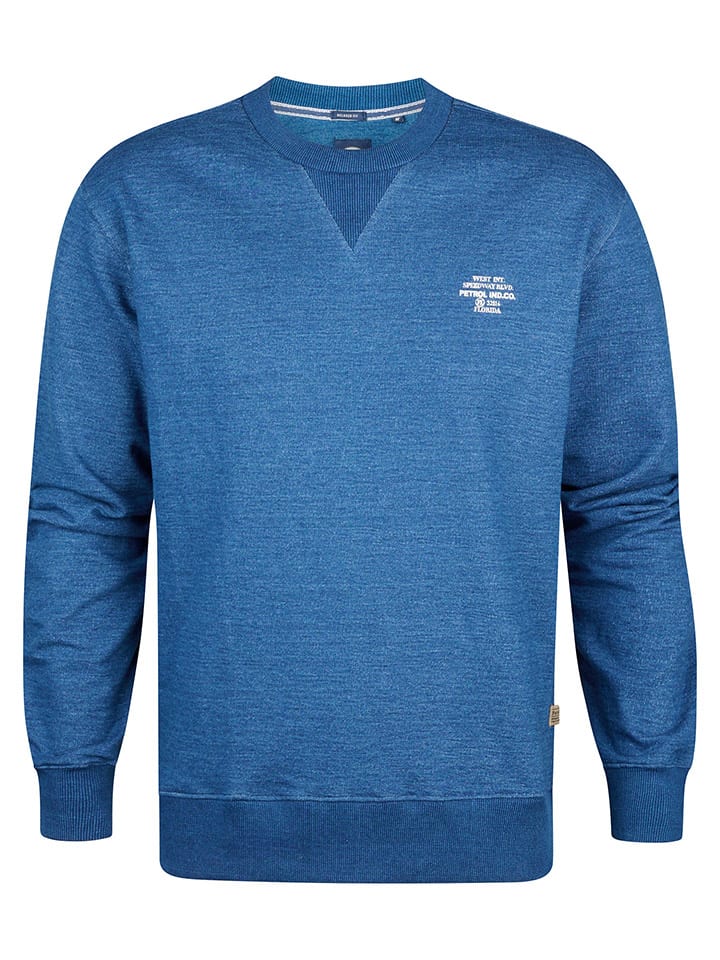 Petrol Pullover in Blau günstig kaufen