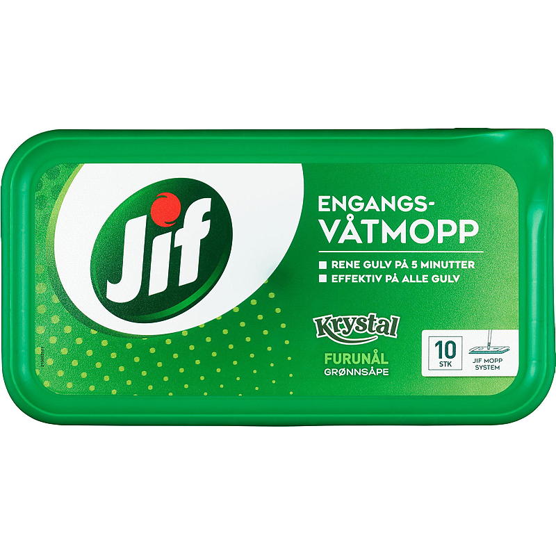 Jif Engangsmopp 10-pk Jif Krystal Furunål