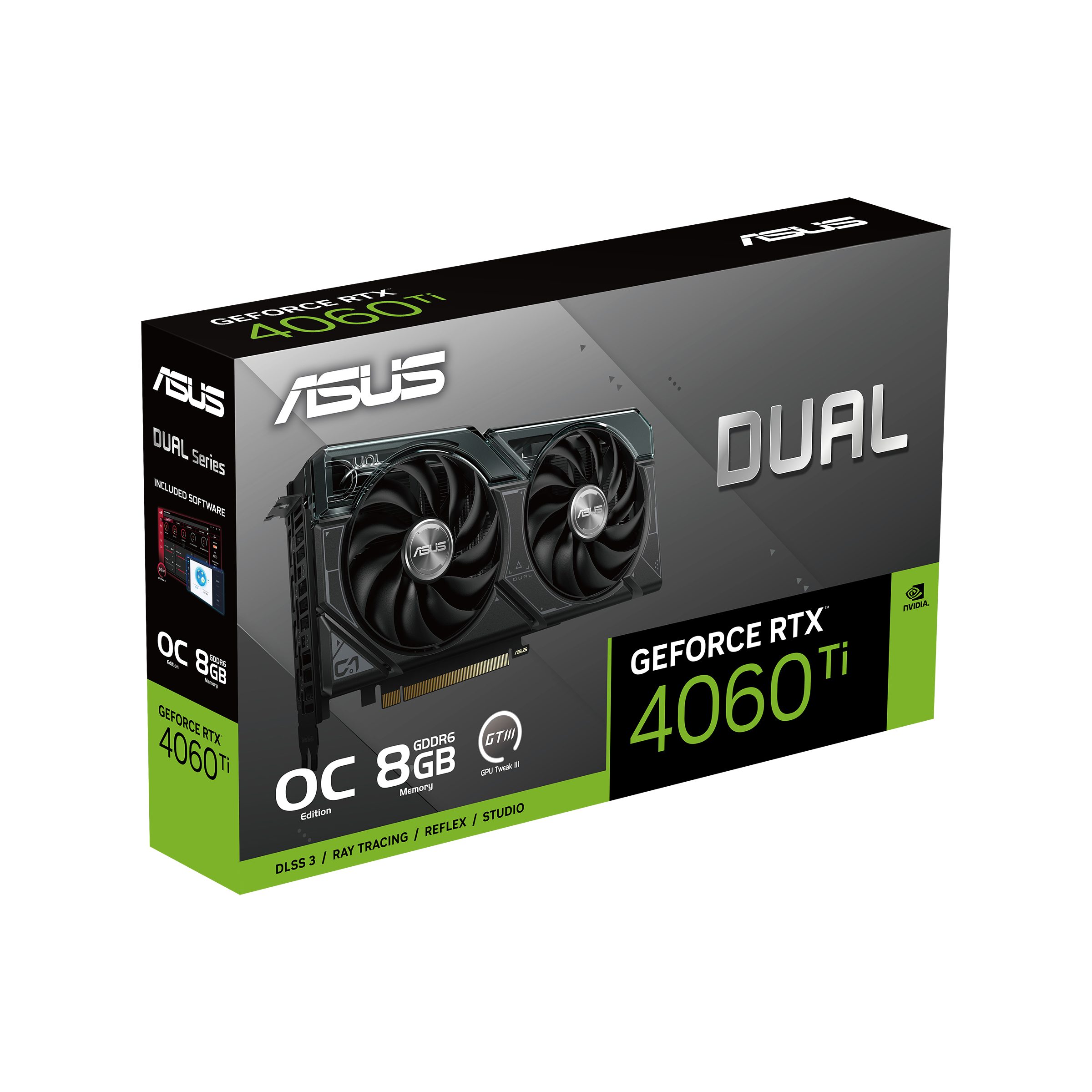 Asus DUAL-RTX4060TI-O8G Grafikkarte (8 GB, GDDR6)