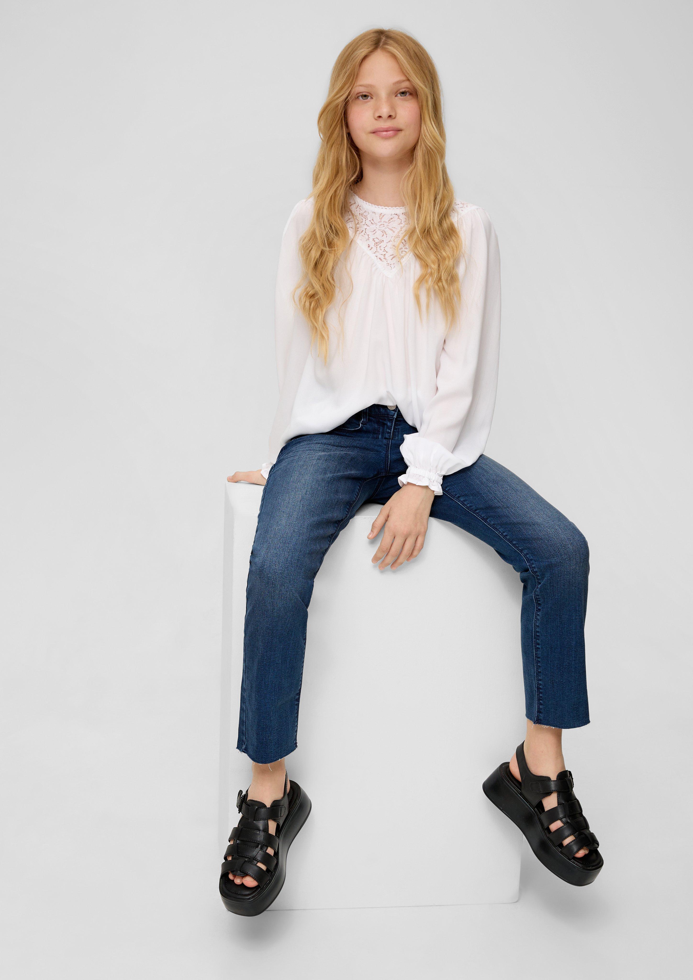 Ankle-Jeans / Regular Fit / Mid Rise / Straight Leg  2127804-57Z2