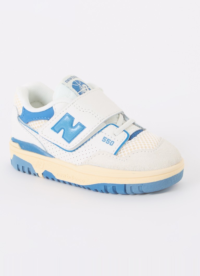 Teniși New Balance 550 din piele cu detalii întoarsă