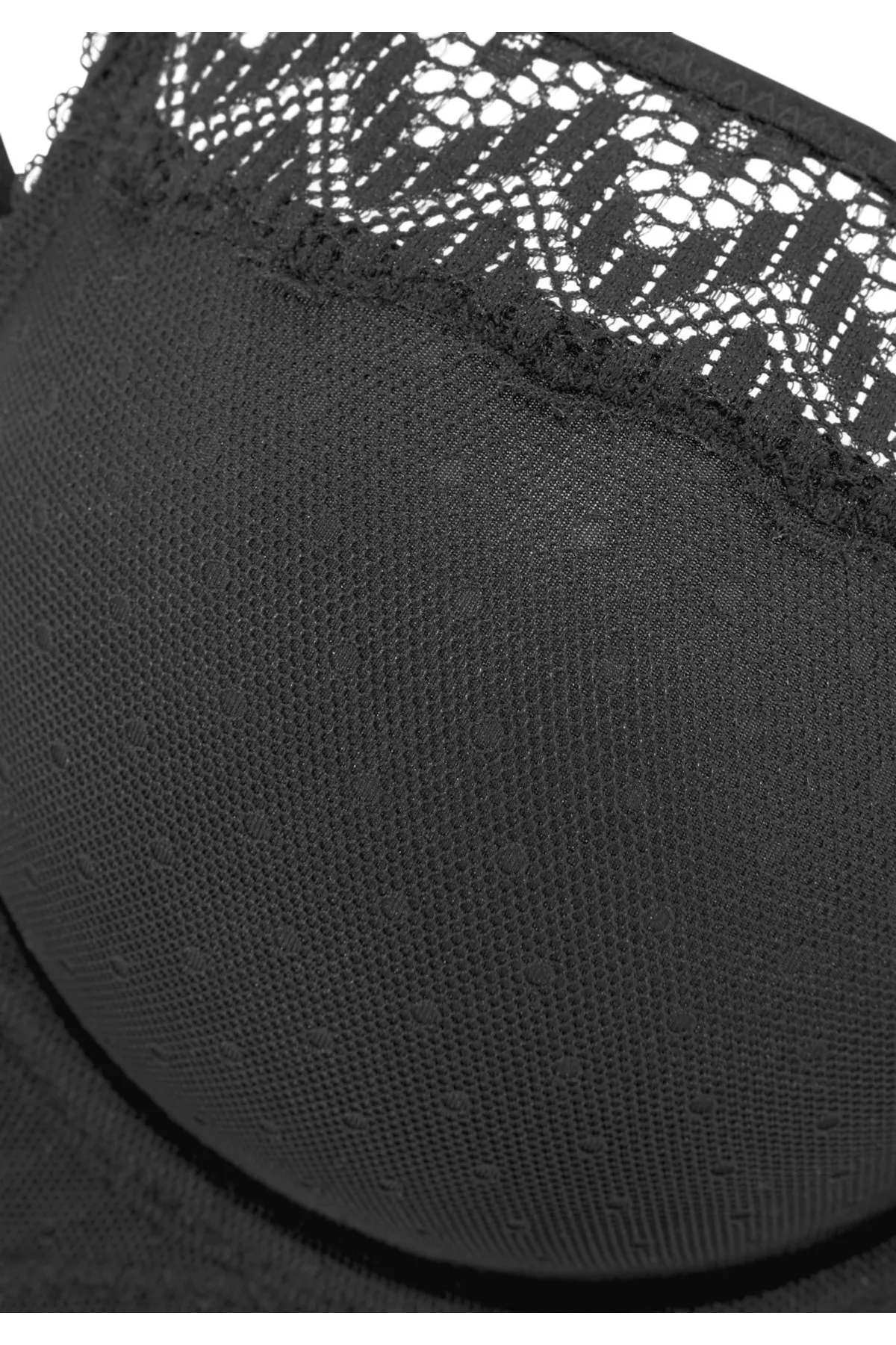 HIS  Sport-BH - Schwarz - Unifarben