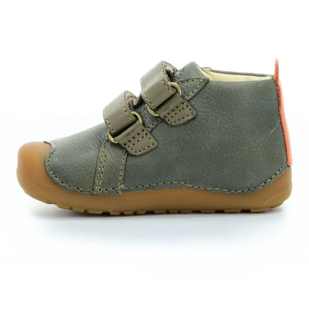 Bundgaard Petit Army Sporty dunkel grüne Mid Cut Barfußschuhe