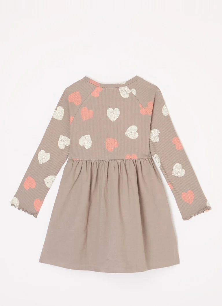 Benetton A-line midi dress with print