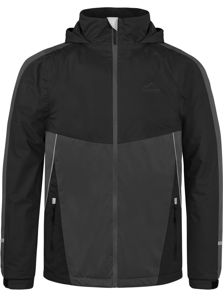 Normani Outdoor Sports Kinder Regenjacke Puyallup in Schwarz günstig kaufen