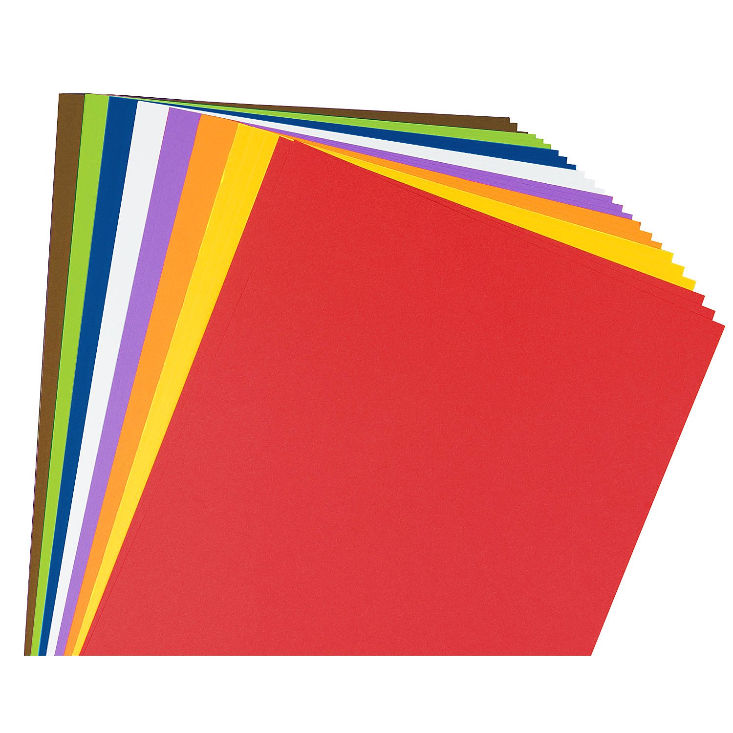 Tonzeichenpapier, bunt, 21 x 29,7 cm, 100 Blatt