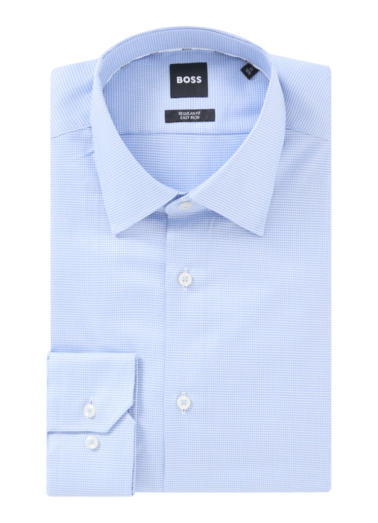 Camisa HUGO BOSS Joe de corte regular com microestampa