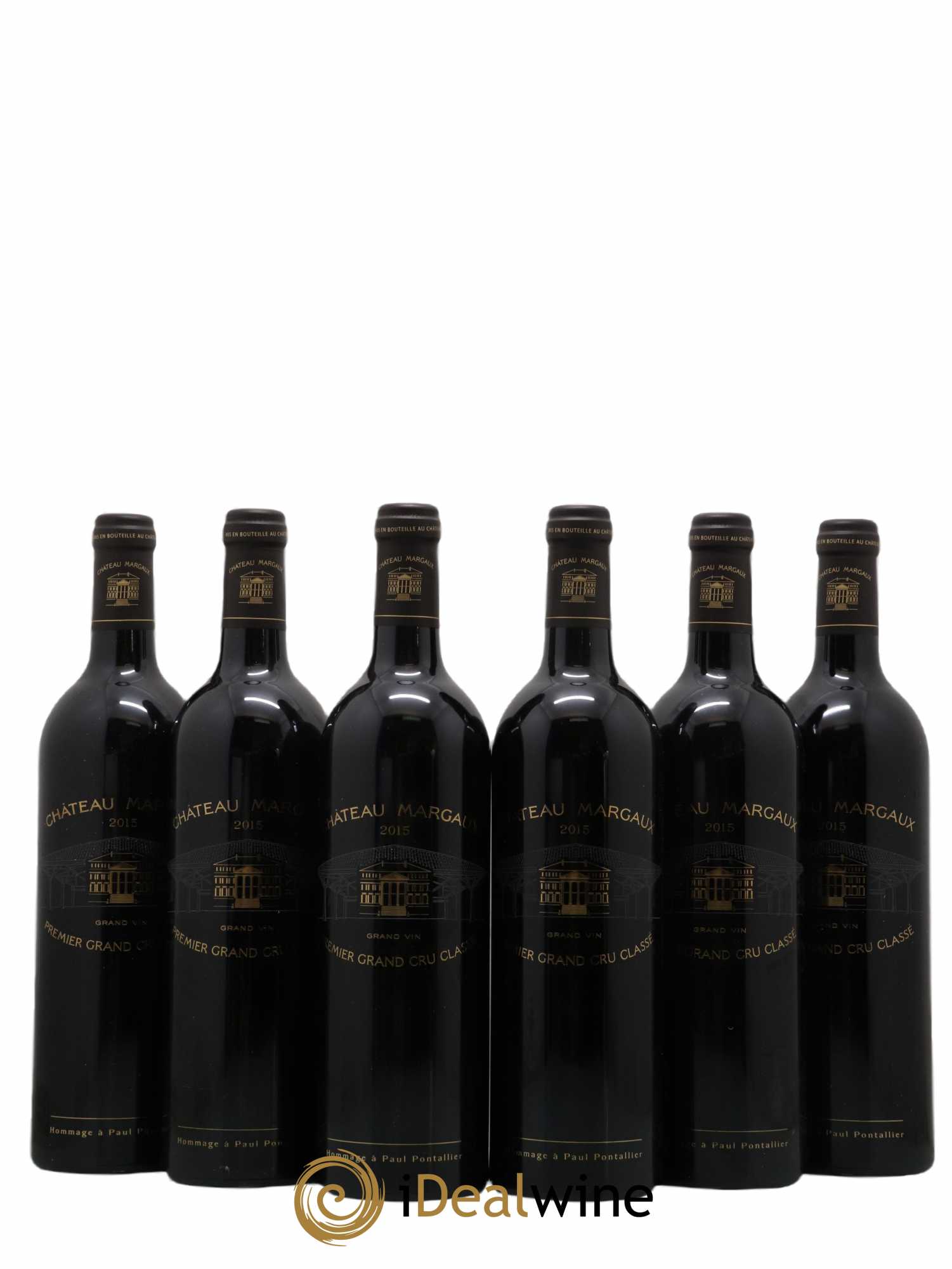 Château Margaux 1er Grand Cru Classé  2015 - Lot de 6 Bouteilles