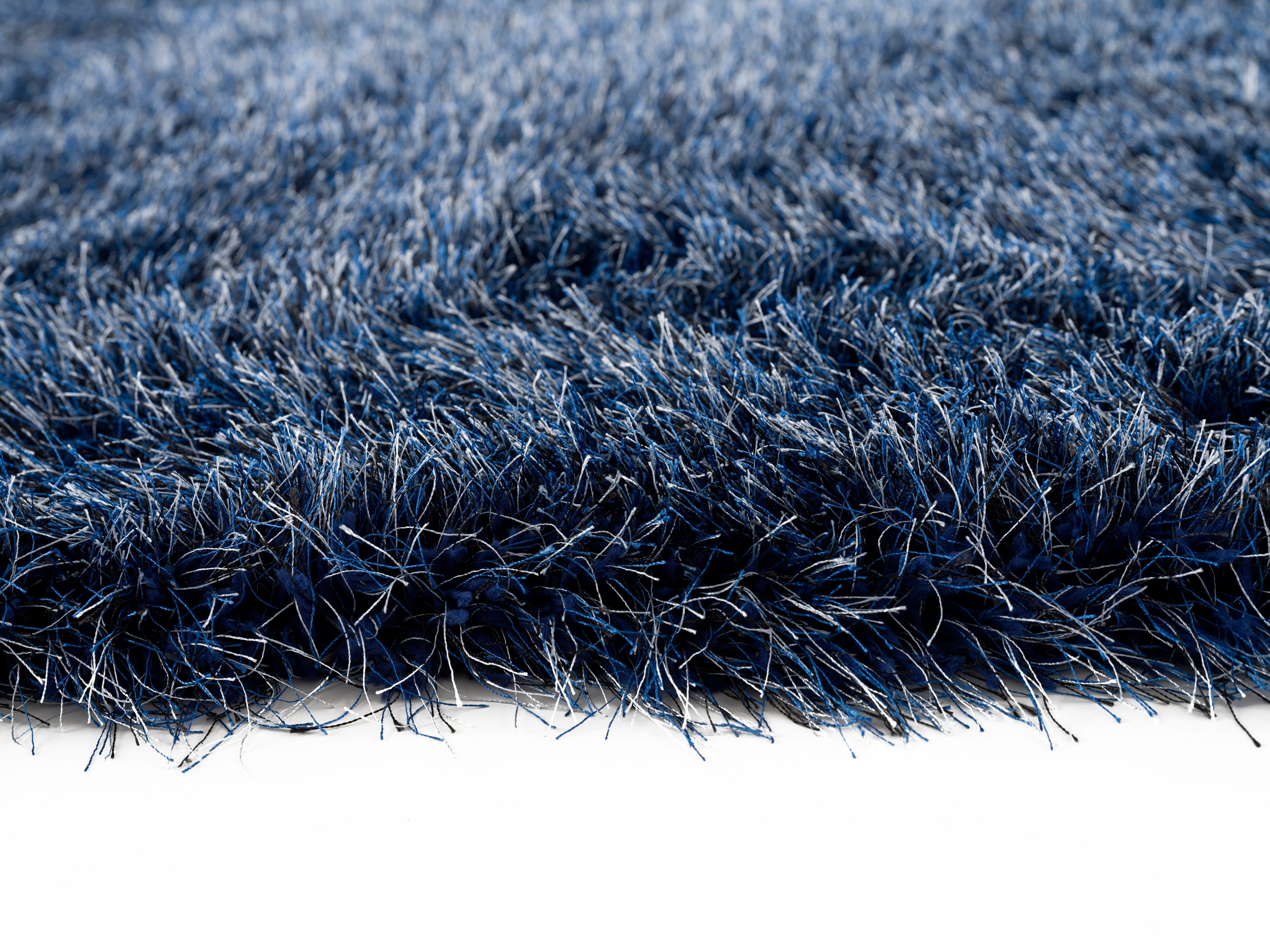Hochflor-Teppich Amadeo, my home, rechteckig, Höhe: 73 mm, besonders langer Flor, einfarbig