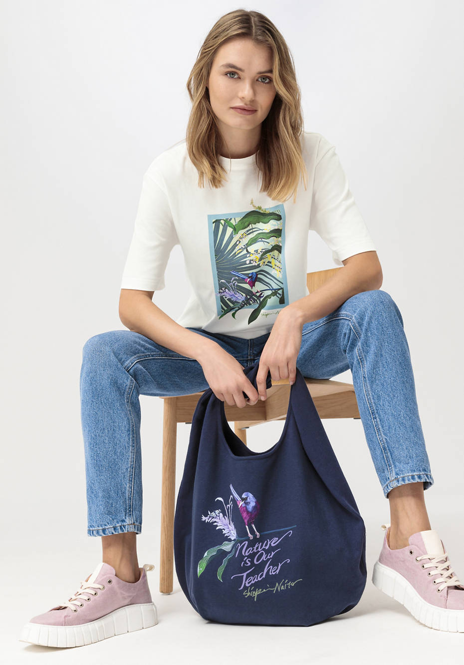 Tote Bag NAITO aus reiner Bio-Baumwolle