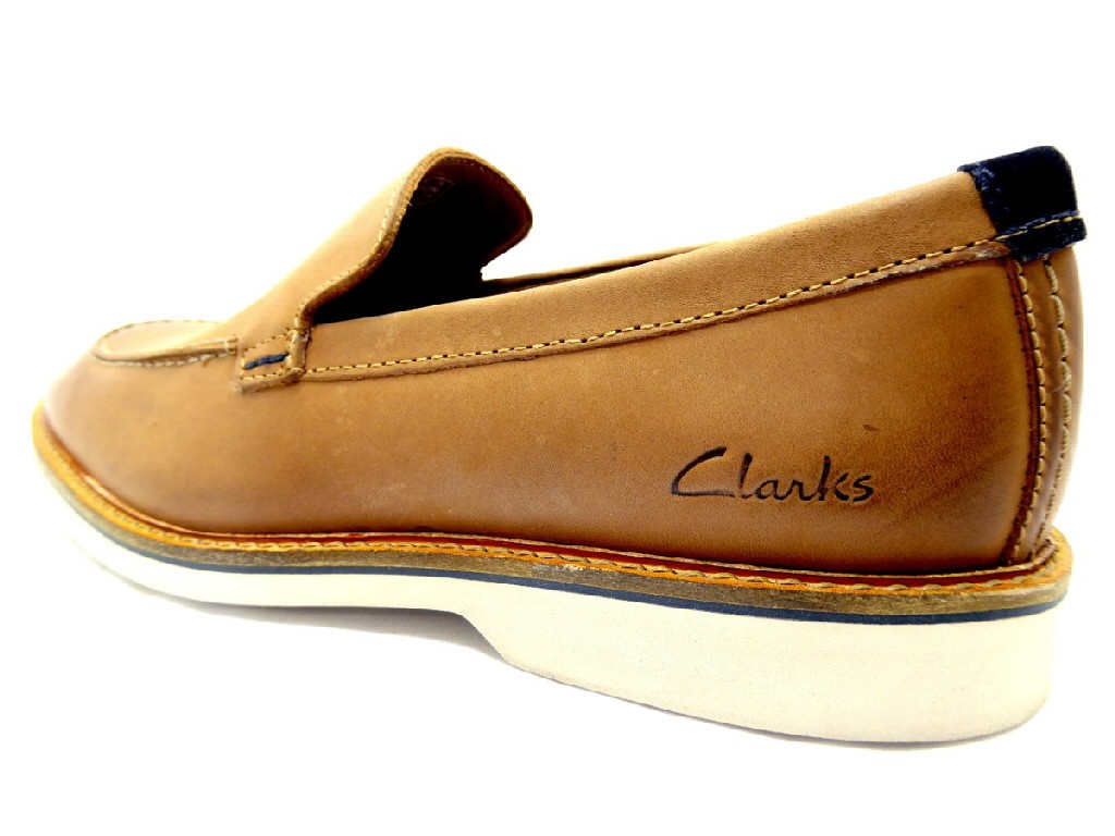 CLARKS Komfort Slipper braun