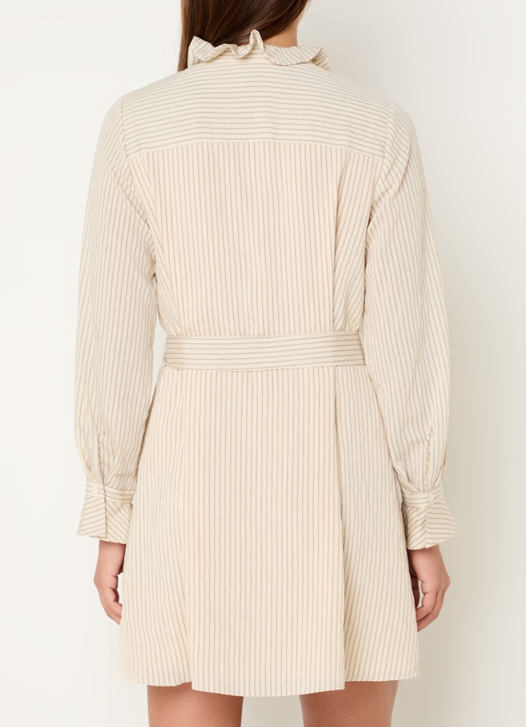 Vestido túnica corto con cinturón de lazo de Claudie Pierlot Rayan.