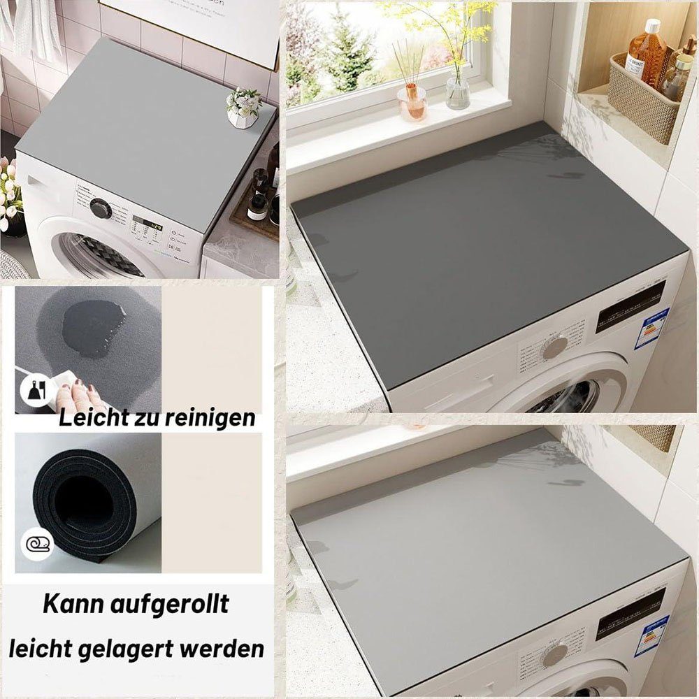 COUNJOYING Wäschespinne-Schutzhülle Waschmaschinenabdeckung [60x60cm] Weiche und Zuschneidbare Universal