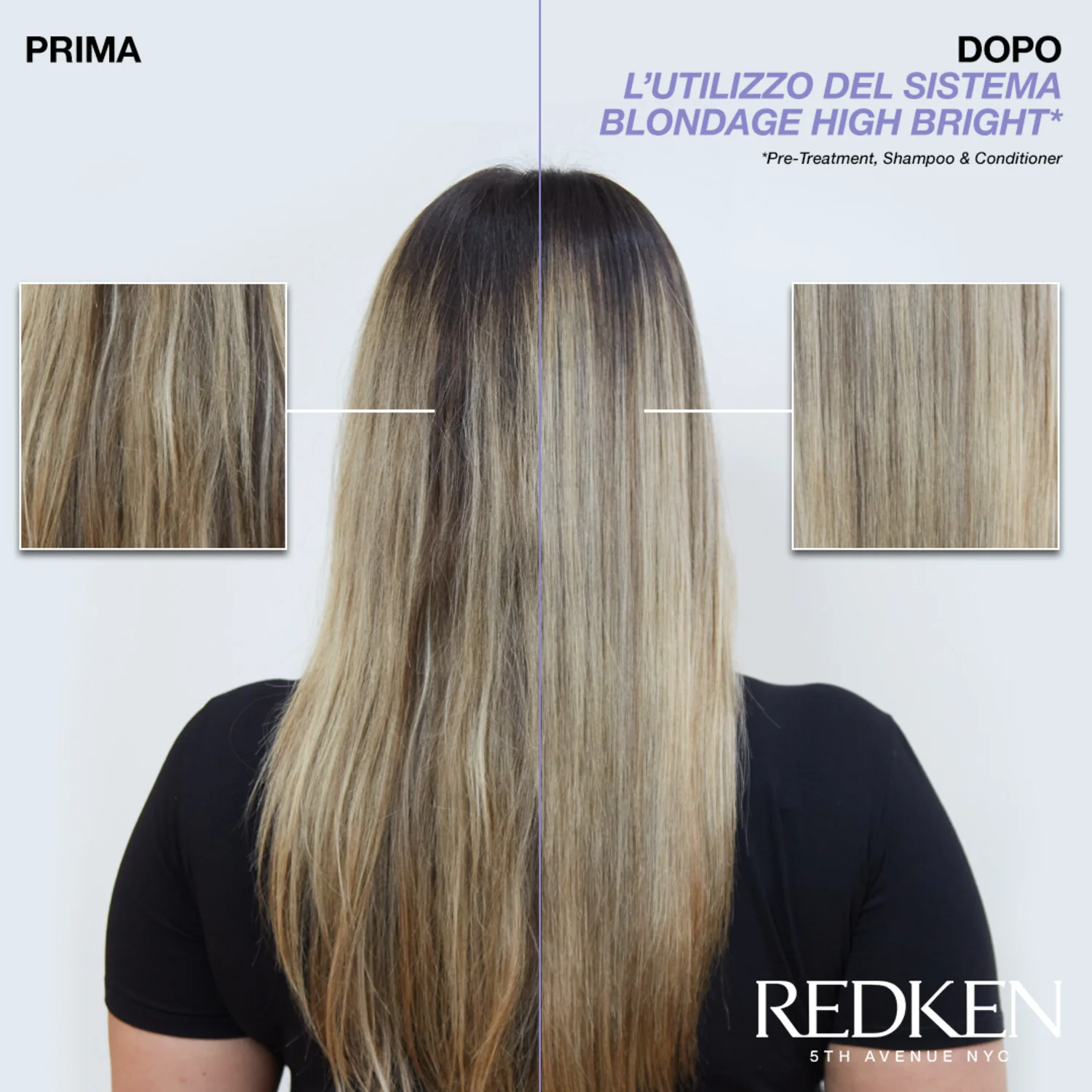 Blondage High Bright Shampoo - Color Protection Shampoo, Illuminating Shampoo