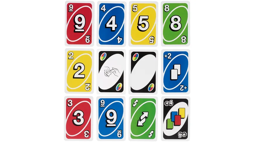 Mattel Games UNO Kartenspiel, Gesellschaftsspiel, Familienspiel, Kinderspiel