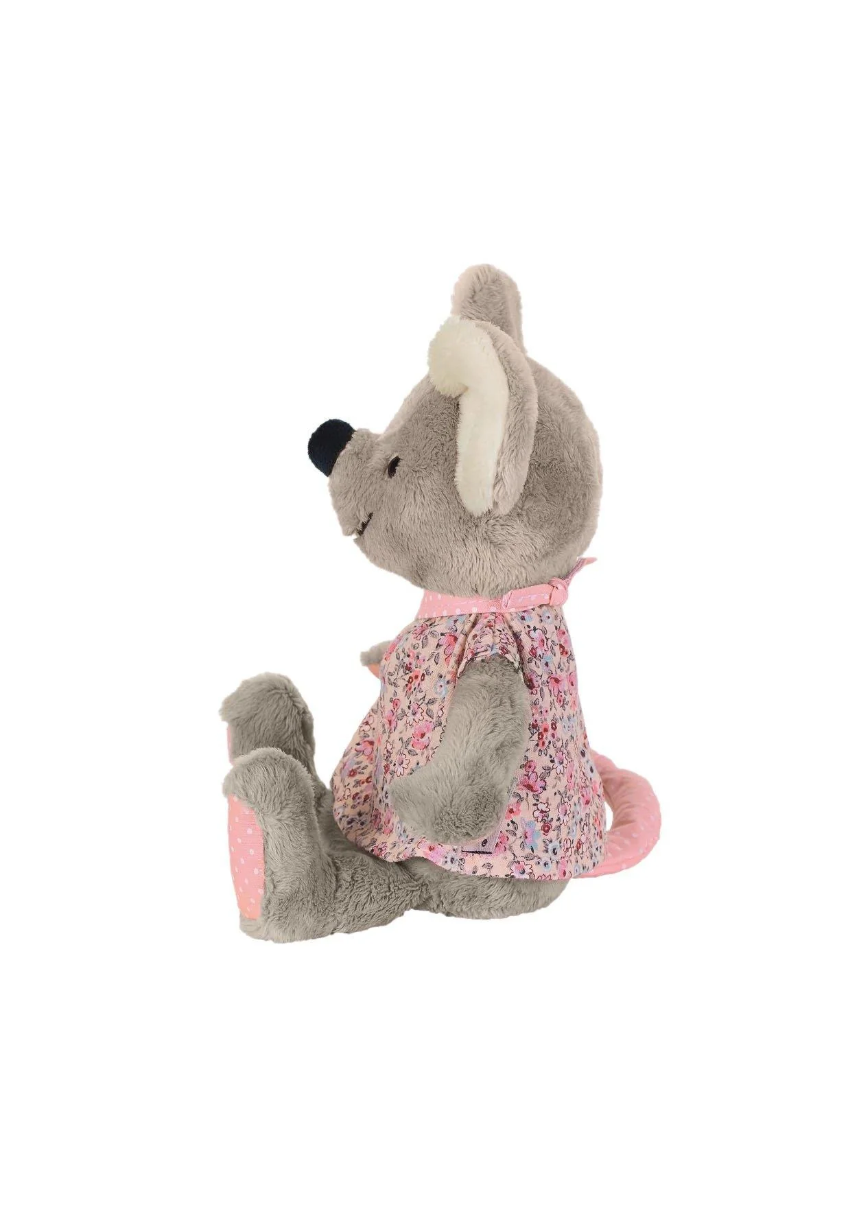 Spieltier Maus Mabel in Rosa, 25 cm