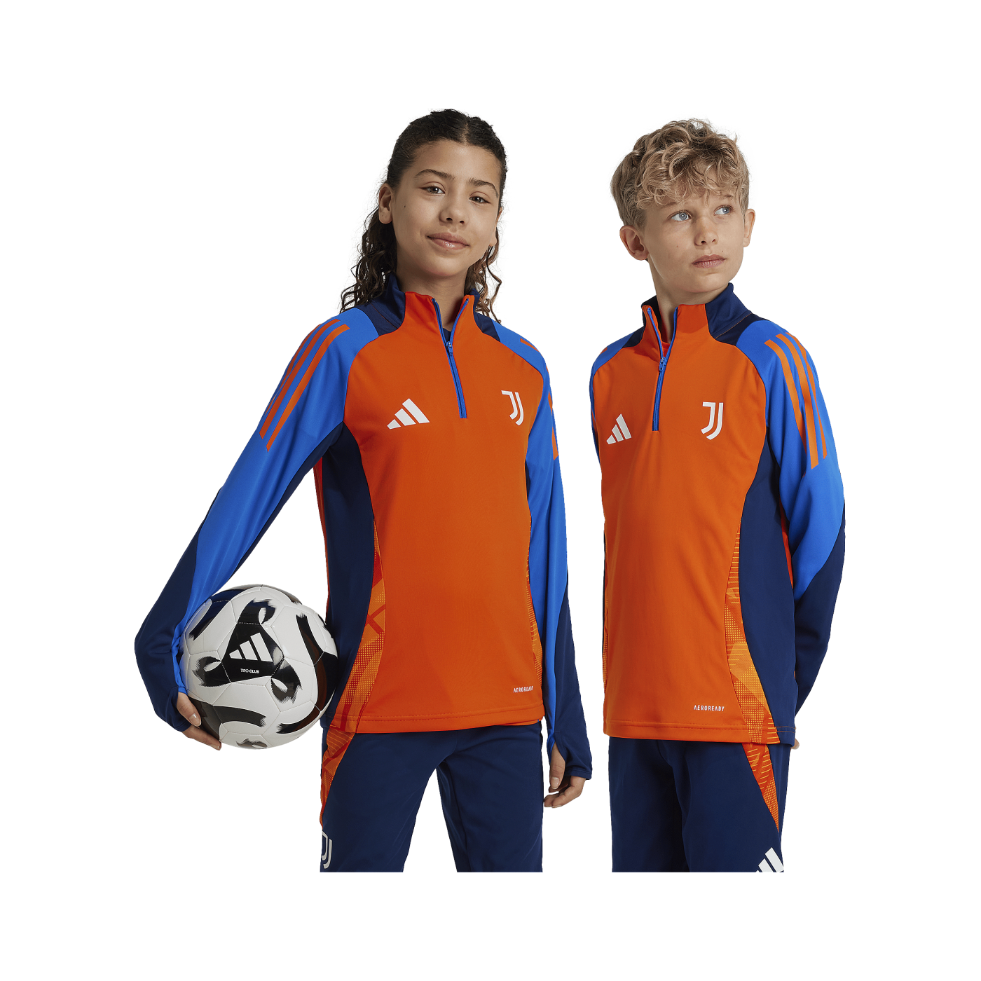 adidas Juventus Turin Sweatshirt Kids Orange