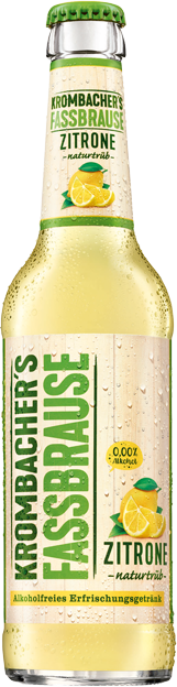 Krombacher's Fassbrause Zitrone Naturtrüb