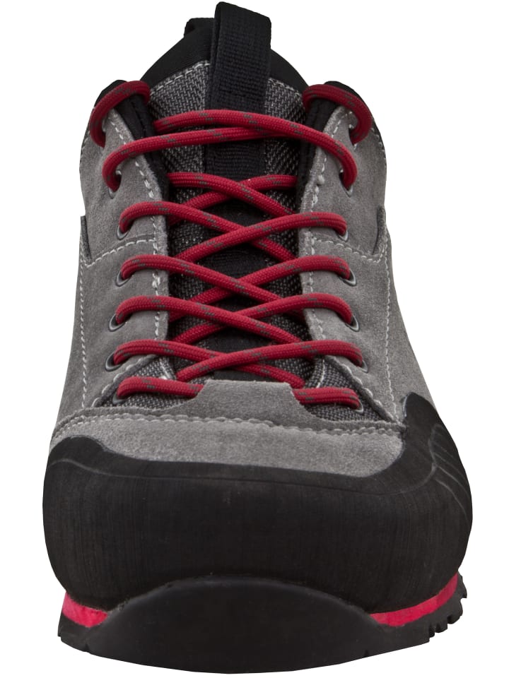 GUGGEN MOUNTAIN Wanderschuhe Gummikappe in Grau-Rot günstig kaufen