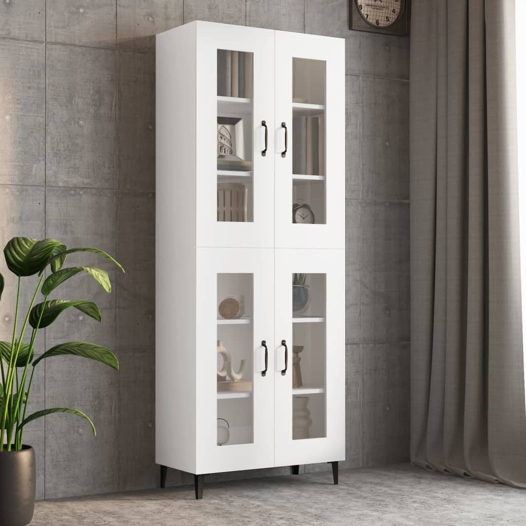 vidaXL Sideboard Hängeschrank Weiß 69,5x34x90 cm (1 St)