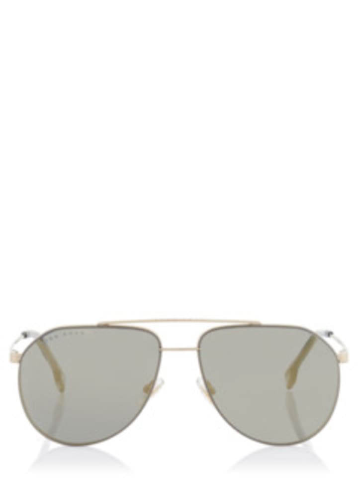 Hugo Boss Ovale Sonnenbrille für Herren in gold in gold günstig kaufen O