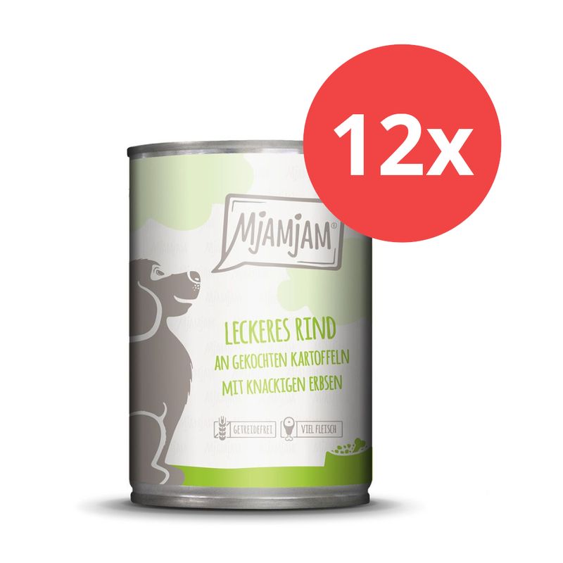 Sparpaket MjAMjAM Adult Hund 12 x 400 g