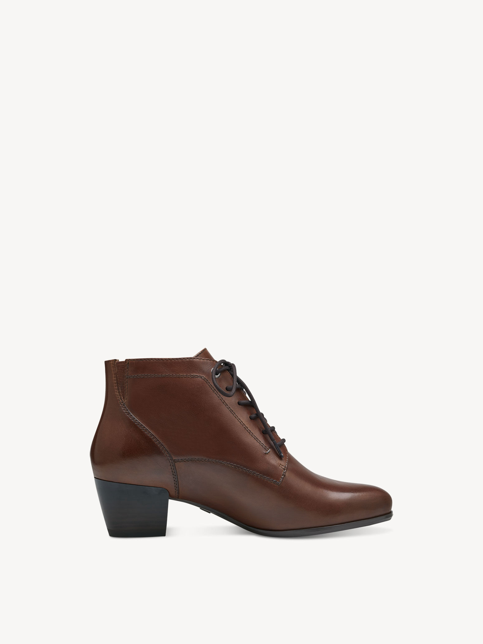 Bottine en cuir - marron