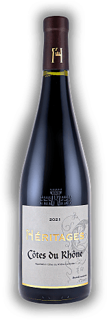 Ogier, Héritages, AOP, Côtes du Rhône rouge, 2021, Cotes du Rhone rouge  Ogier, Héritages, AOP, Côtes du Rhône rouge, 2021, Cotes du Rhone rouge   Jahrgang 2021 - 0,75	 Liter - Vol 13,5%