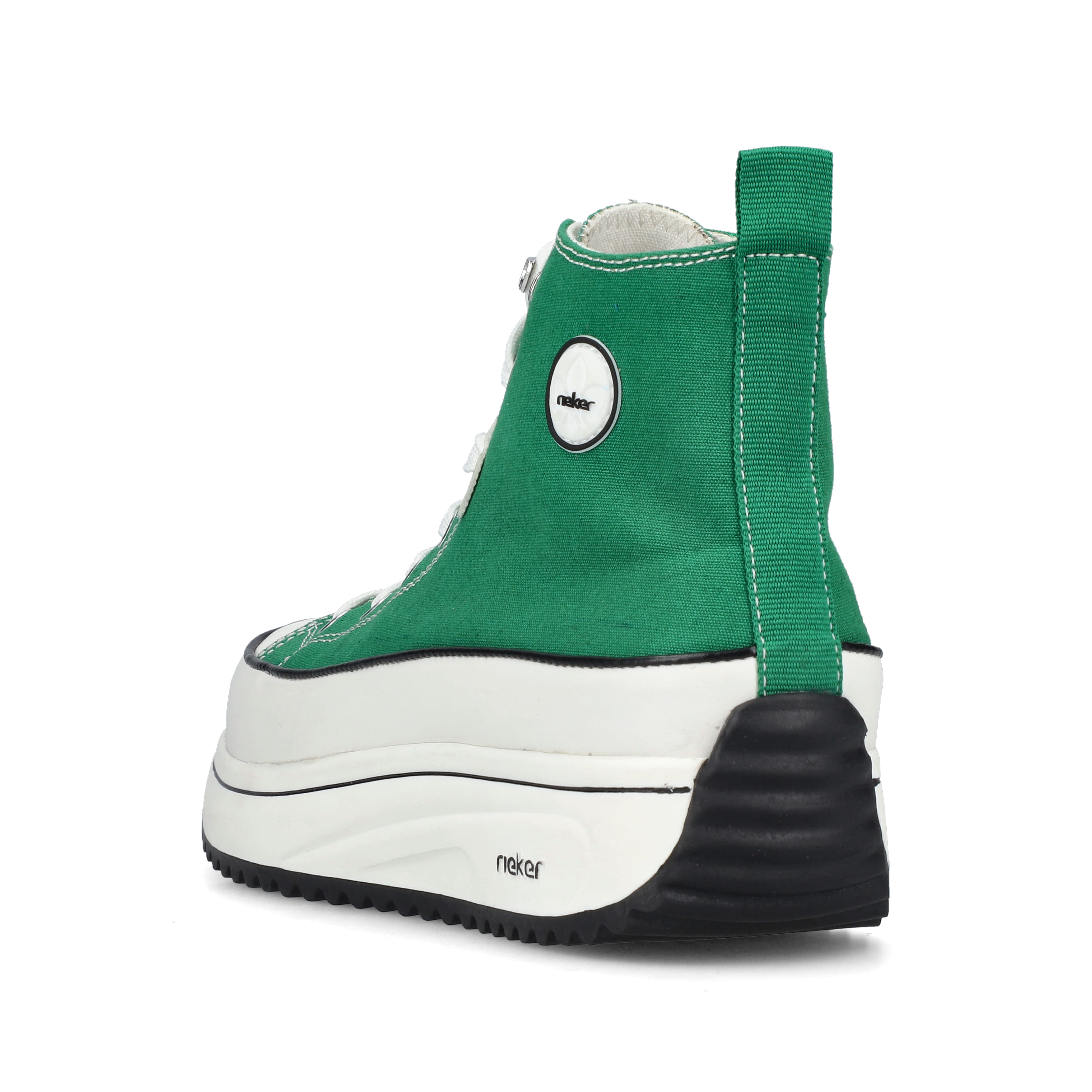 Rieker Damen Sneaker High grasgrün