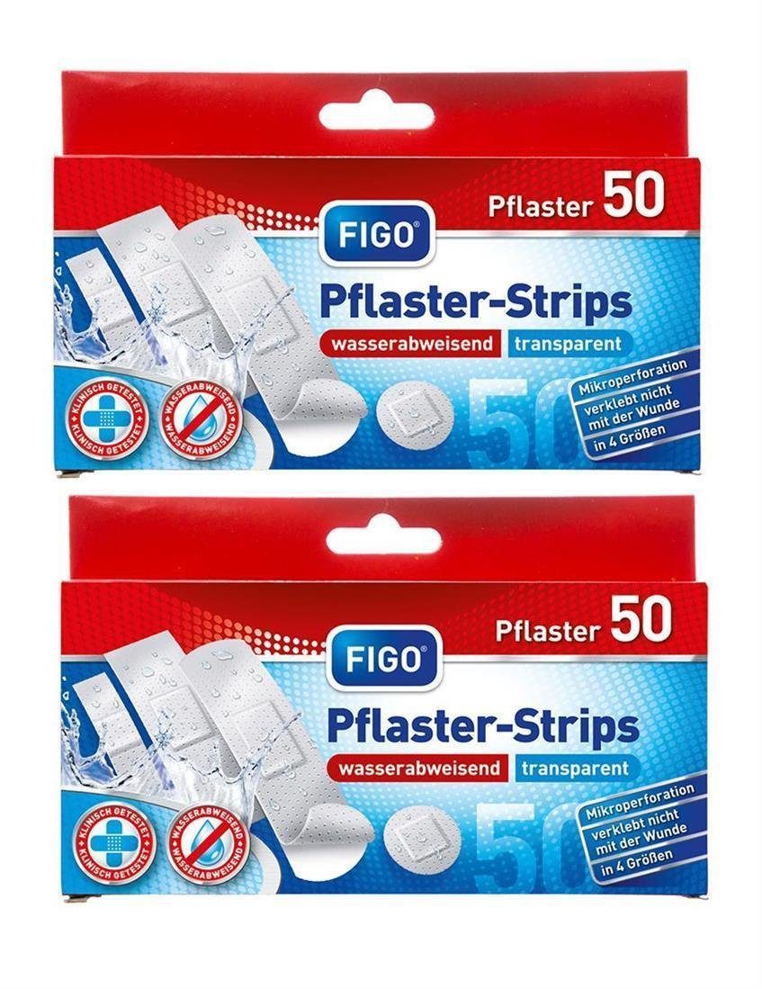 FIGO Fixierpflaster varivendo Notizblock + 2x 50er Pflaster transparent = 100 Wundpflaster