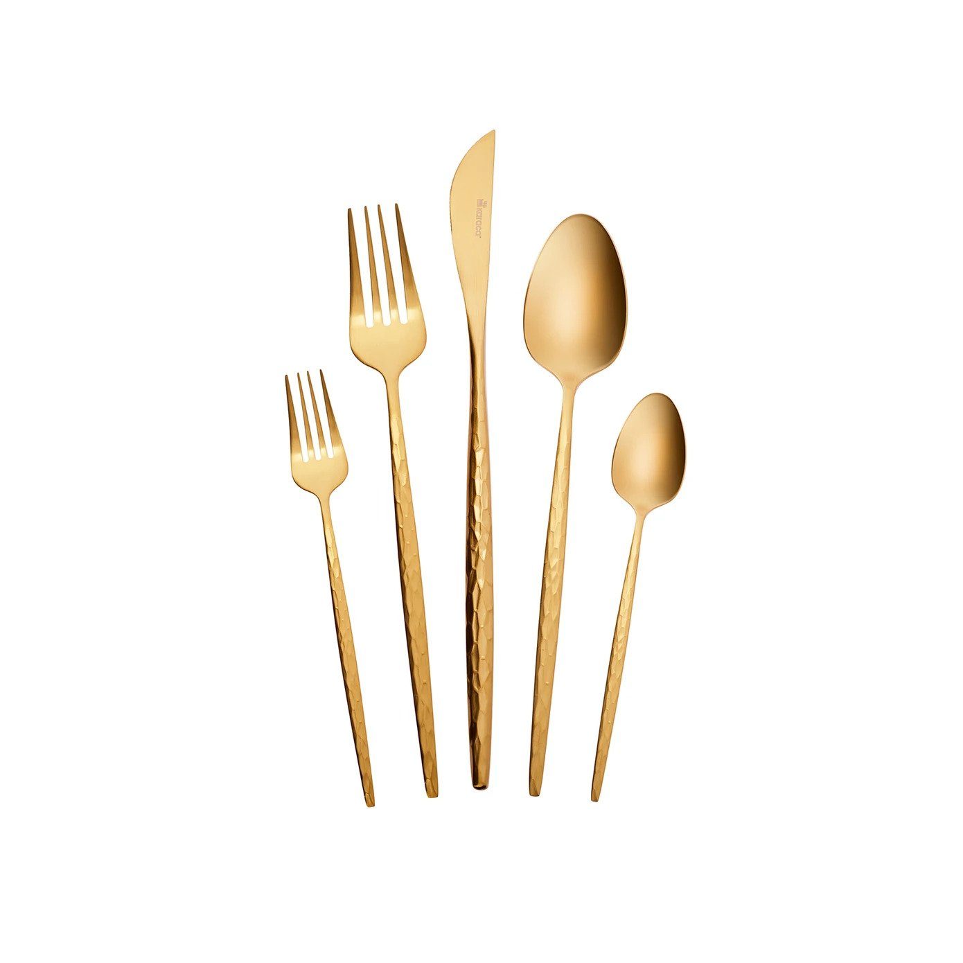 Özberk Besteck-Set Callisto Matte Gold, Kacaca Callisto Edelstahlbesteck Set Gold 30 teilig