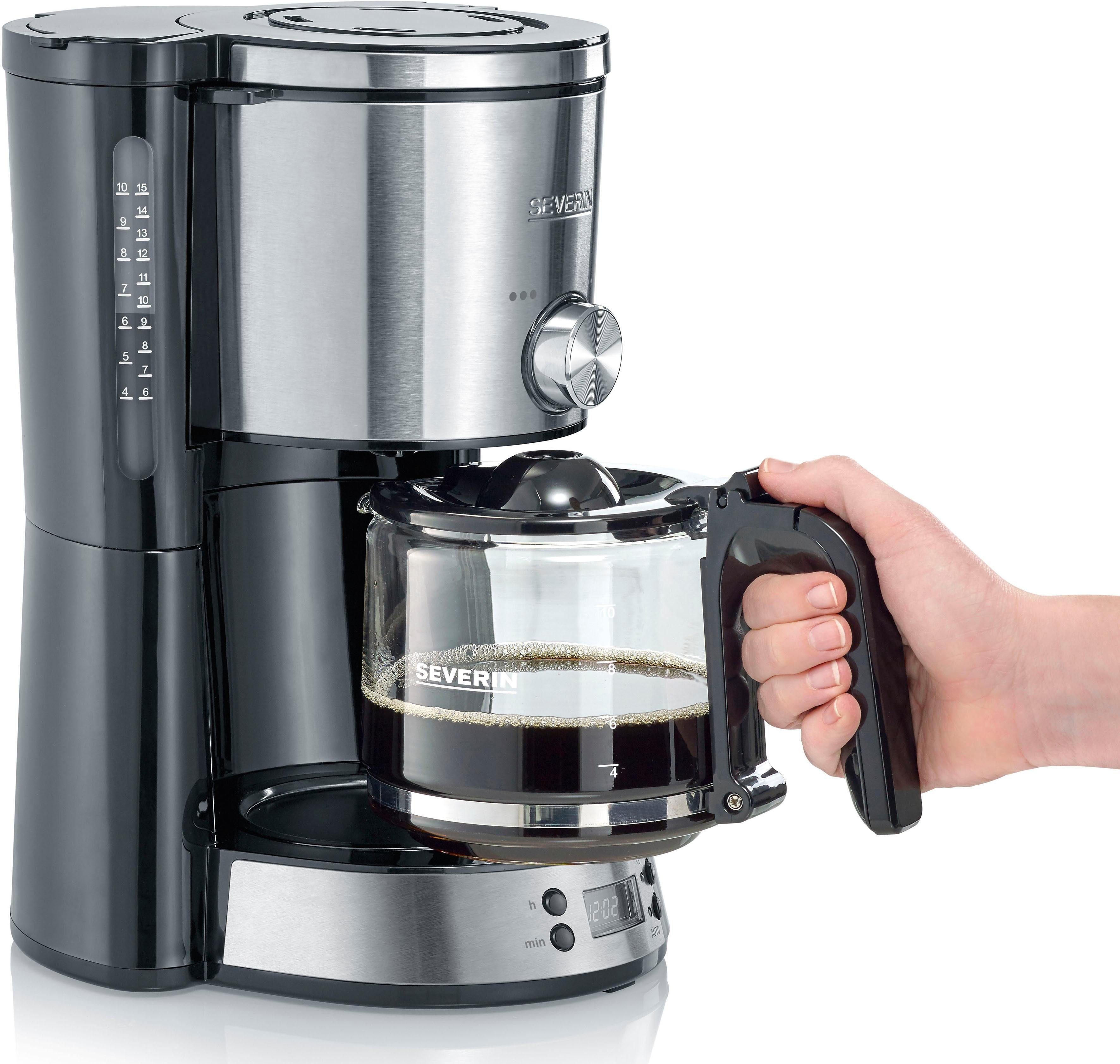 Severin Filterkaffeemaschine KA 4826, 1,25l Kaffeekanne, 1x4