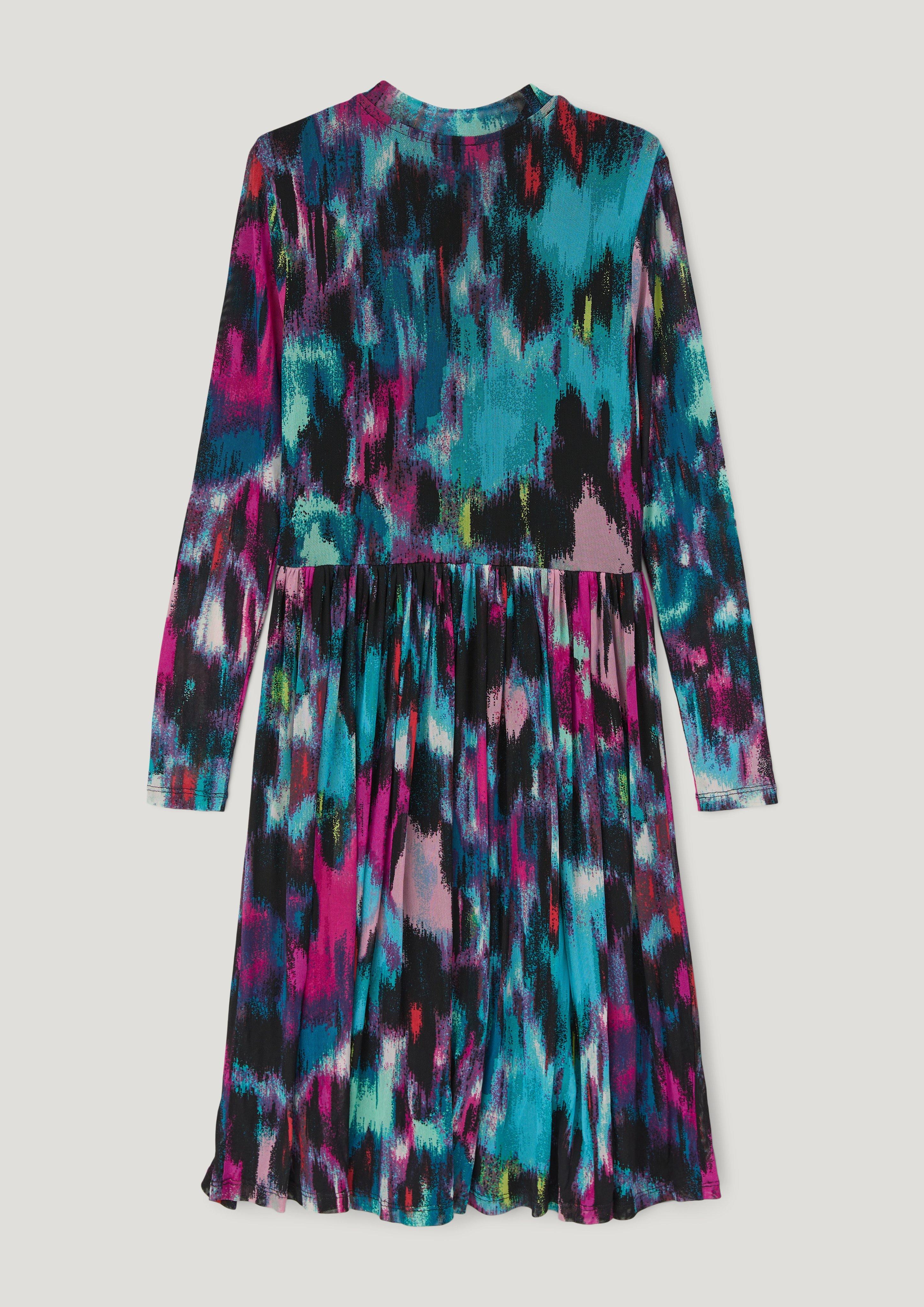 Volantkleid aus Mesh  2138132-99A1