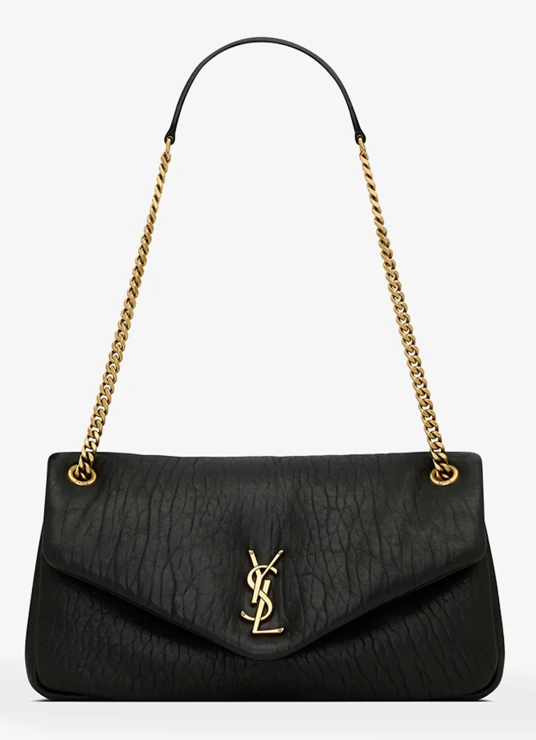 Saint Laurent Calypso Medium lambskin shoulder bag