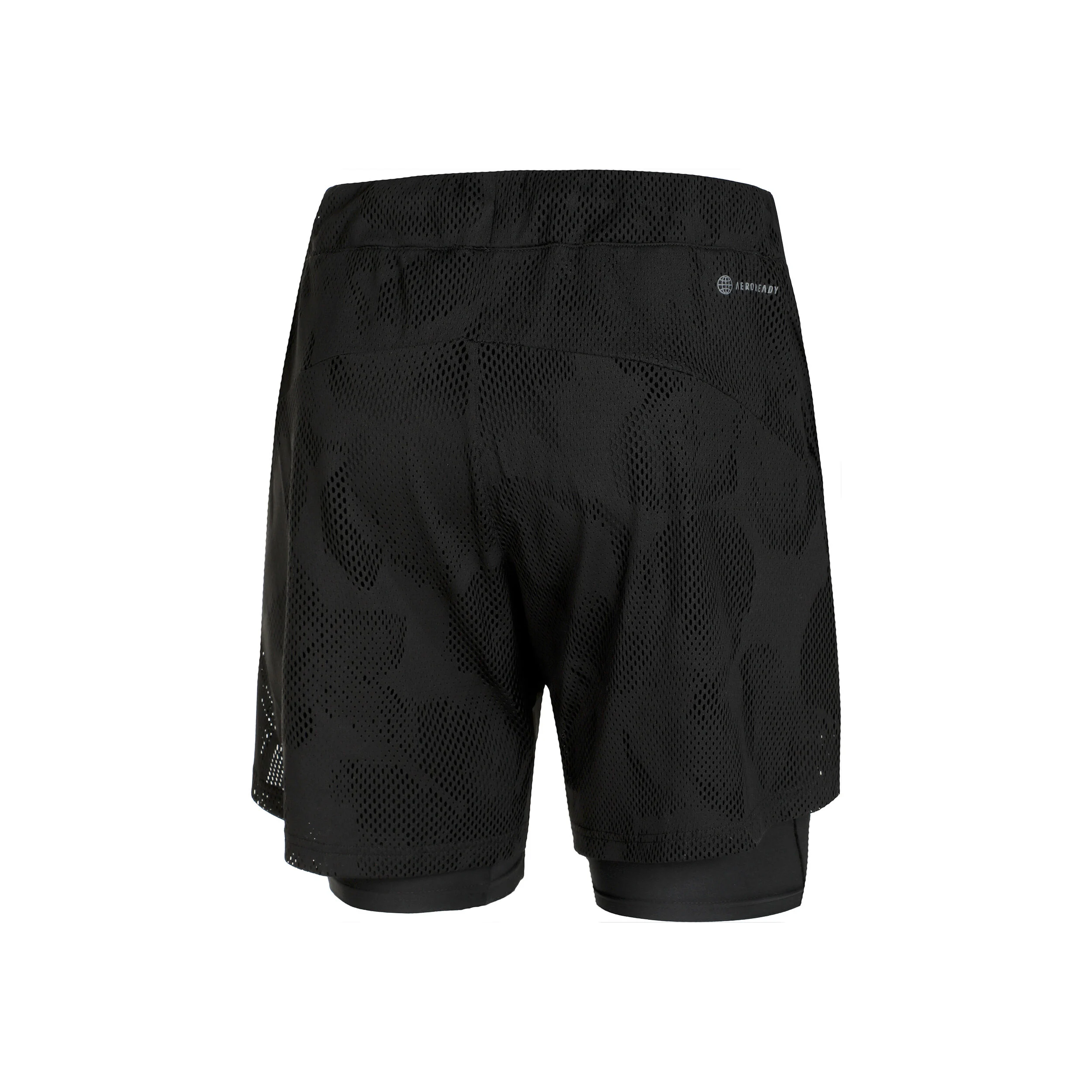 Melbourne Two-in-One 7-inch Shorts Herren - Schwarz