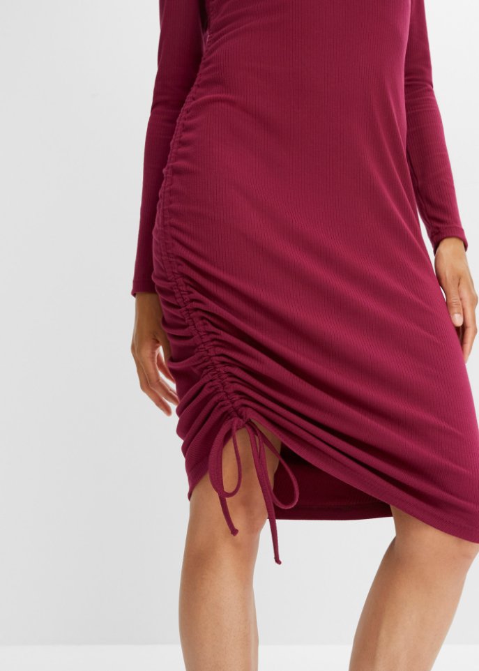 Ripp-Jerseykleid