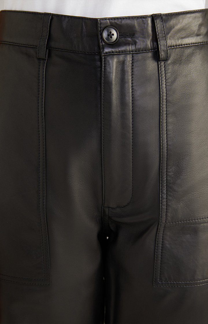 Lederhose in Schwarz