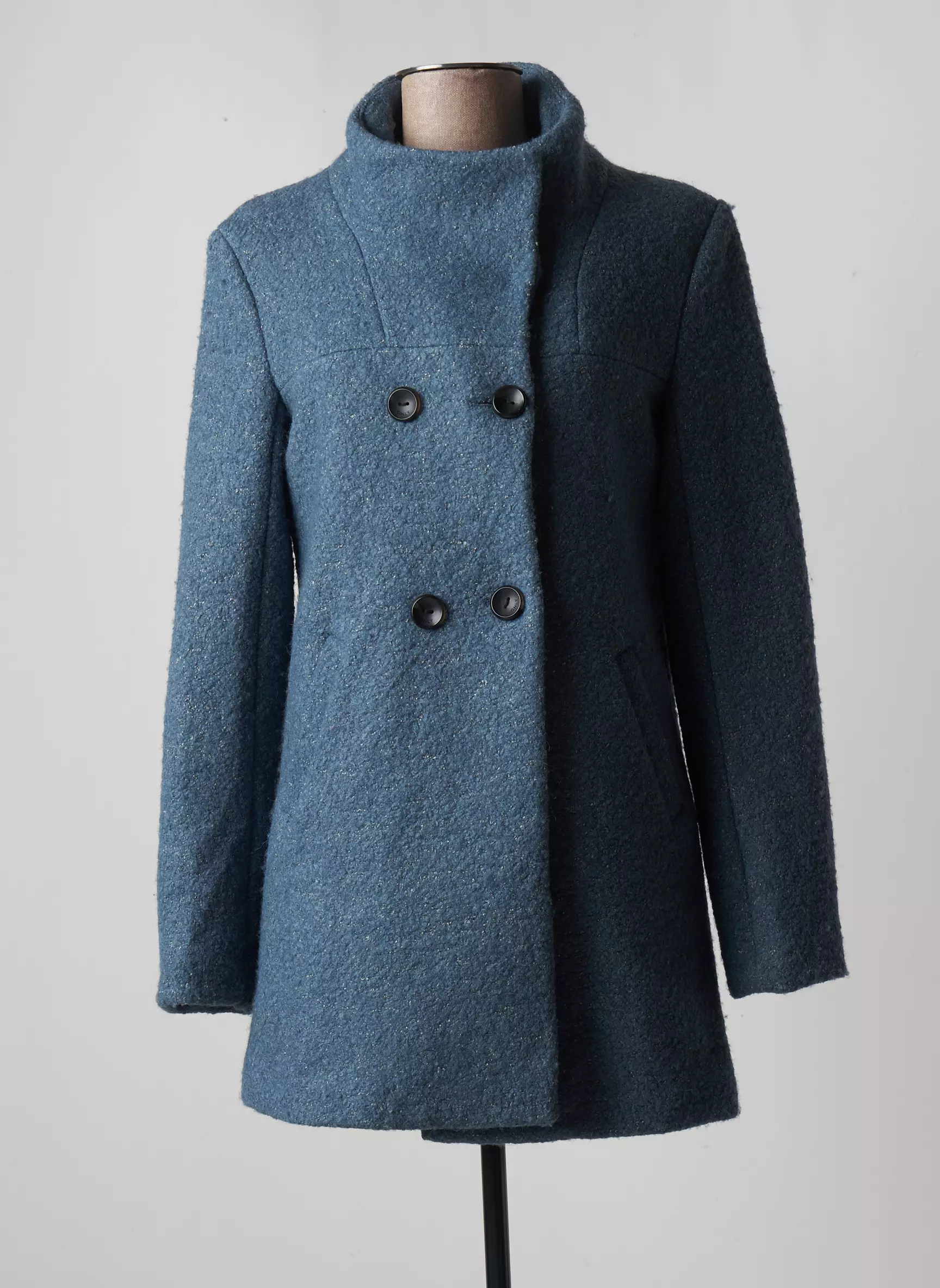 Only Manteaux Longs Femme couleur bleu