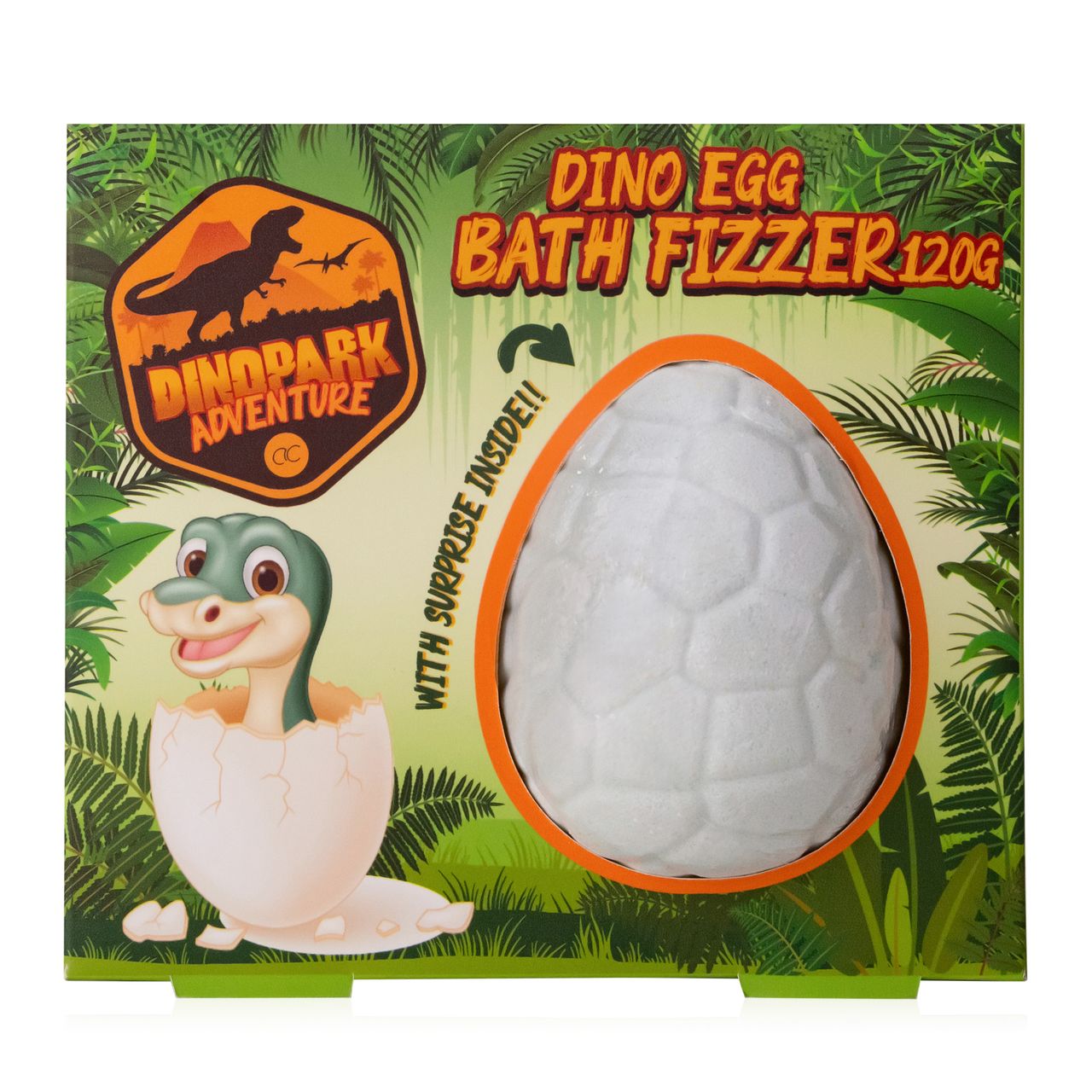 accentra Badefizzer DINOPARK ADVENTURE in Eiform in Geschenkbox
