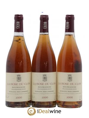 Bourgogne La Rose du Clos Domaine des Lambrays  2000 - Lot de 3 Bouteilles