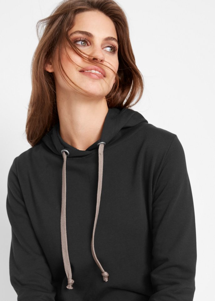 Longkapuzensweatshirt, Langarm