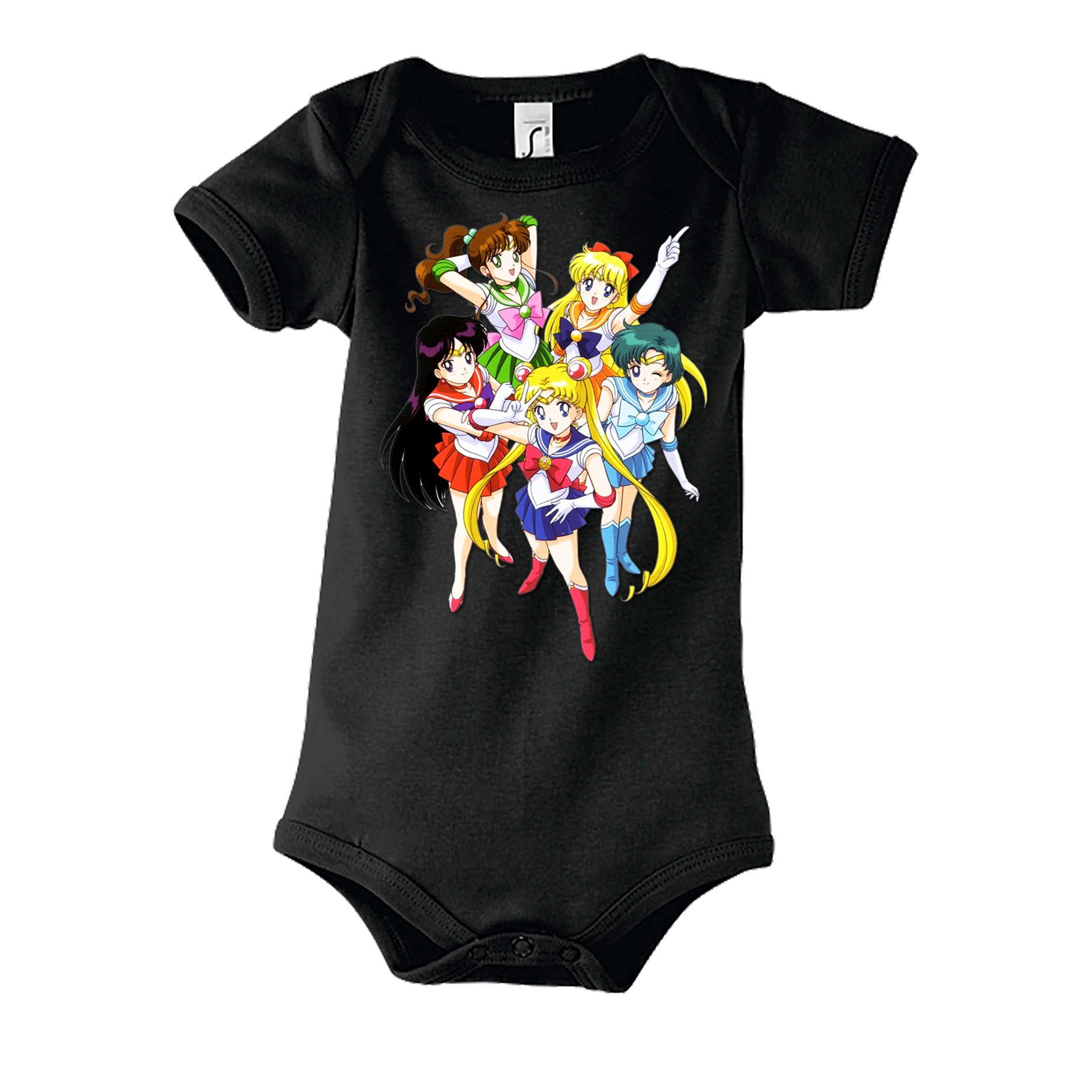 Blondie & Brownie Strampler Baby SailerMoon Kinder mit Druckknopf