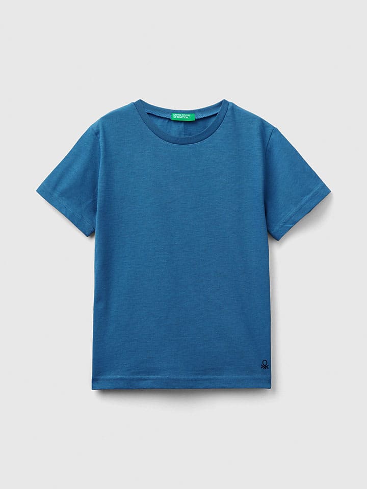 Benetton Shirt in Blau günstig kaufen