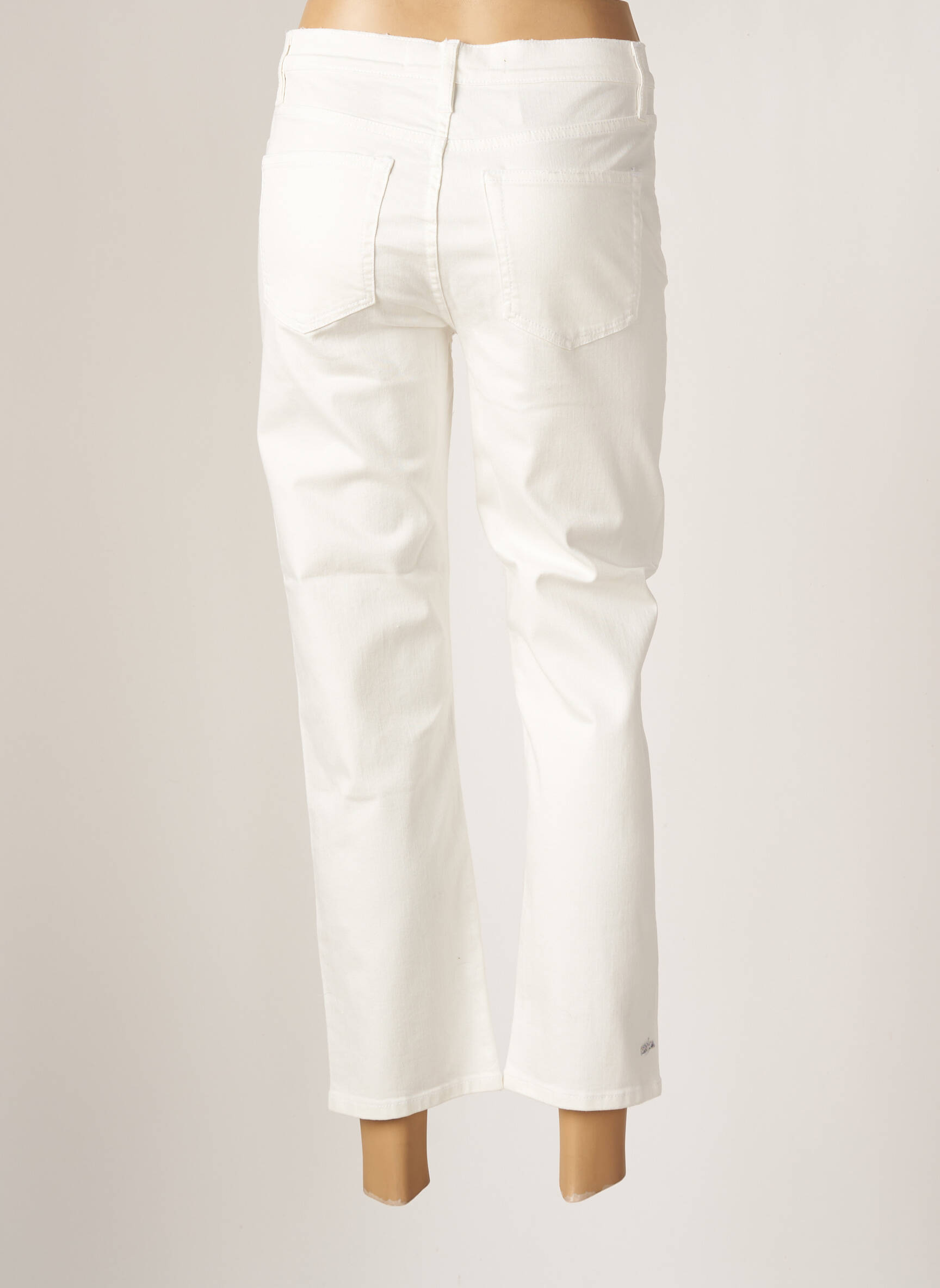 Iro Jeans Coupe Slim Femme couleur blanc